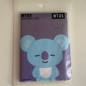 Line Friends BT21 Koya Transparent Passport Cover, Brand New, BTS Namjoon